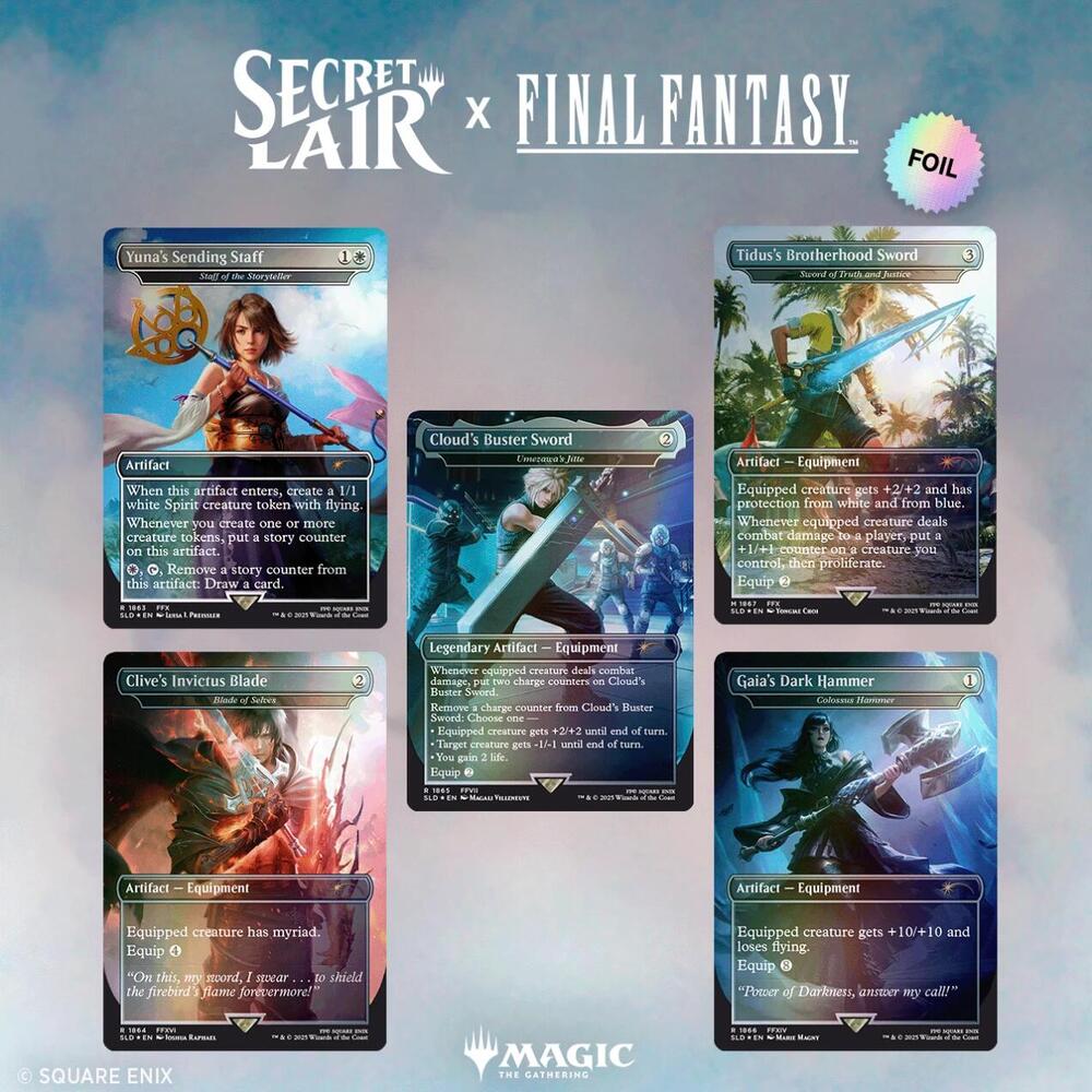 final fantasy mtg lands The Fire Crystal [FINAL FANTASY]